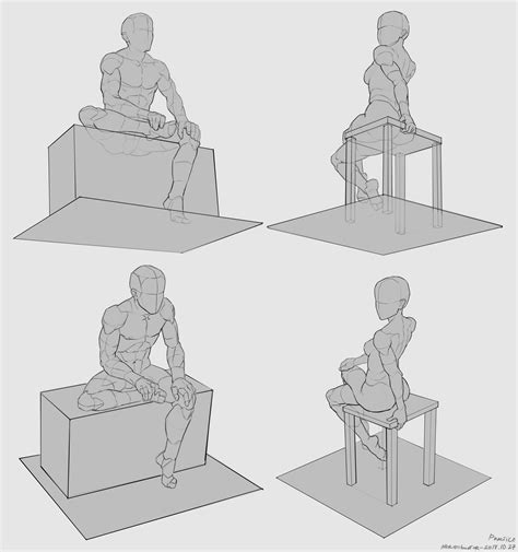 pose ref drawing|poses drawing ref sitting.